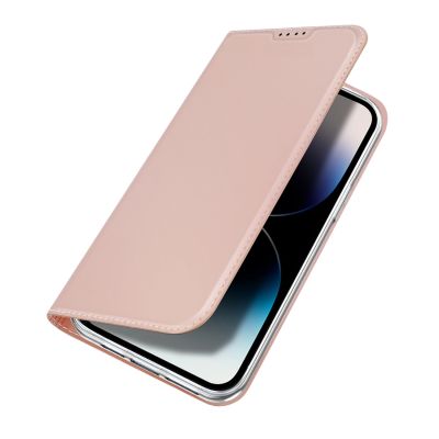 4. Dux Ducis Skin Pro Wallet Case for iPhone 15 Pro - Pink