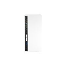 Qnap TS-233, Tower, 2 x 2.5"/3.5" SATA, ARM 2.0GHz Quad core, 2GB, 1 x 1GbE, External adapter (PSU)