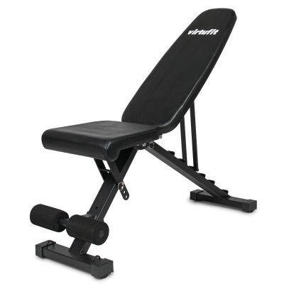 11. VIRTUFIT FOLDABLE ADJUSTABLE FITNESS BENCH FB100