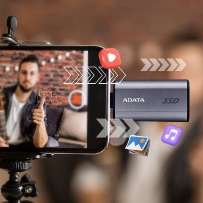 9. Adata SC750 500G USB3.2C External SSD 1050/1000MB/s