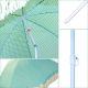 10. BEACH AND GARDEN UMBRELLA WITH FRINGE 174 CM GREEN