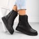 11. Women’s black lined leather ankle boots Rieker 70401-00