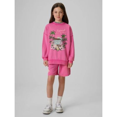6. Girls' loose sweatshirt without hood 4F 4FJRSS26TSWSF2970-54S