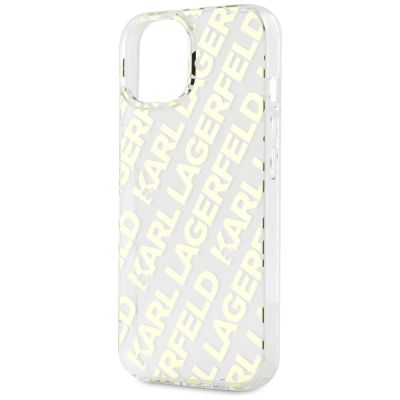 6. Karl Lagerfeld IML Fullover Logo case for iPhone 15 / 14 / 13 - gold