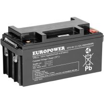 EUROPOWER EPS Series AGM Battery 12V 65Ah (Lifespan 8-12 years)