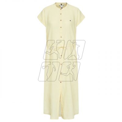 Tommy Hilfiger Linen Midi Dress W WW0WW34108