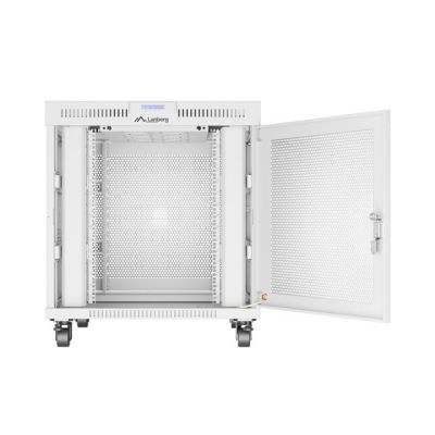 7. LANBERG LCD FLOOR RACK CABINET 19" 15U 800X1000 GRAY PERFORATED DOOR (FLAT PACK)