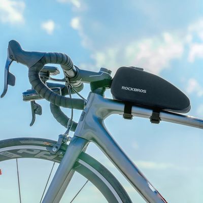 11. Rockbros AS-019 bicycle frame bag waterproof 1.5 l - black