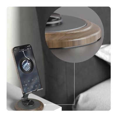 10. Dudao F17M 360° metal phone stand - gray