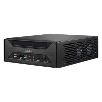 3. Shuttle Barebone slim XH610 SO-DDR4 black