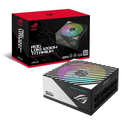 22. ASUS ROG -LOKI-1200T-SFX-L-GAMING power supply module 1200 W 20+4 pin ATX Black, Silver