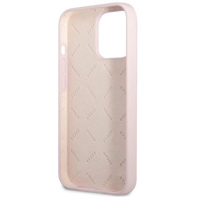 7. Guess Silicone Triangle Case for iPhone 13 Pro / 13 6.1" - Purple