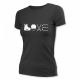 2. Sportrebel Love 3 Wmn Short Sleeve T-shirt