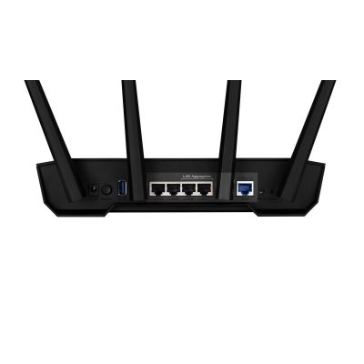 2. ASUS TUF Gaming AX3000 V2 Wireless Router Gigabit Ethernet Dual-band (2.4 GHz/5 GHz) Black, Orange