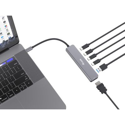 4. Equip 133500 Docking Station Wired USB 3.2 Gen 1 (3.1 Gen 1) Type-C Gray