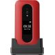 8. Doro Leva L30 7.11 cm (2.8") 142.7 g Red, White Functional phone