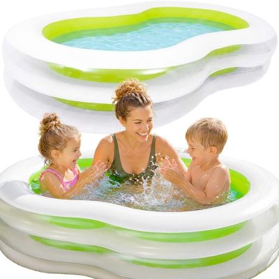11. FAMILY INFLATABLE POOL FIGURE EIGHT 240x140x47CM 17269