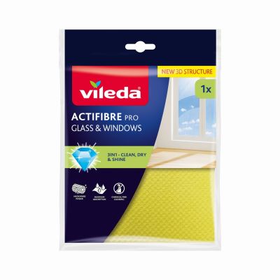 2. Vileda ACTIFIBRE PRO cloth for glass and windows 1 pc.