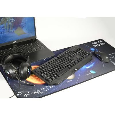 4. GEMBIRD MOUSE PAD "SOLAR SYSTEM" FOR GAMERS SIZE XL 350X900MM