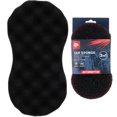 4. DOUBLE-SIDED CAR WASH SPONGE 21.5X11CM DIRT DEVIL