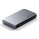 Satechi Thunderbolt 4 Slim Hub Pro - USB-C hub (DC 20V port, USB 3.2 Gen 2 Data Port, 3x Thunderbolt 4 port) (space gray)