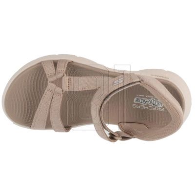 3. Skechers Slip-Ins: Go Walk Flex Sandal - Illuminate 141481-TPE Beige 36