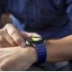 4. Tech-Protect Silicone Sport Strap for Samsung Galaxy Watch 4 / 5 / 5 Pro / 6 / 7 / FE - Blue