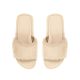 10. Kubota flip-flops with velcro and beige fur K24AW-100-001-03-1