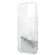 7. Karl Lagerfeld Liquid Glitter Karl&Choupette case for iPhone 13 Pro / 13 6.1" - silver