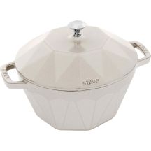 STAUB LA COCOTTE Diamond Cast-Iron Pot, 2.8 L, Truffle
