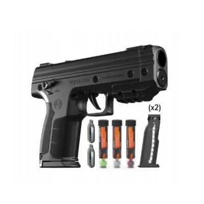 11. BYRNA LE BLACK pistol k.68 CO2-12g set