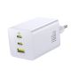 Baseus EnerFill FE11 2 x USB-C / USB-A 100W Wall Charger - White