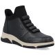 Women's leather ankle boots, insulated black Rieker L5651-01