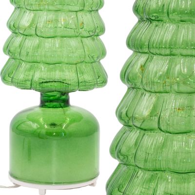 11. DECORATIVE CHRISTMAS TREE GREEN LED 13 CROWNS WARM WHITE 40CM
