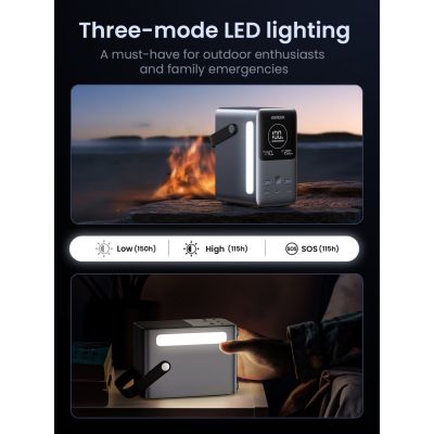 10. Ugreen Nexode Power Bank 48000 mAh Lithium Gray