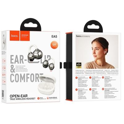 5. Hoco EA5 Duke III Wireless Headphones (White)