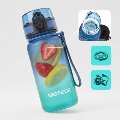 9. Meteor Bottle 350 ml 17657 Blue/Turquoise
