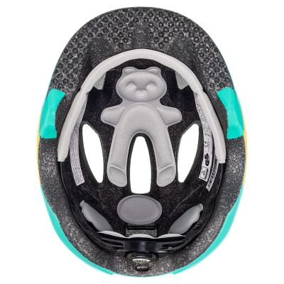 6. Uvex oyo style monster lagoon matt children's bike helmet 50-54