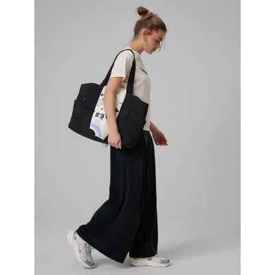 4. Women's loose T-shirt with print 4F 4FRAW25TTSHF3409-12S