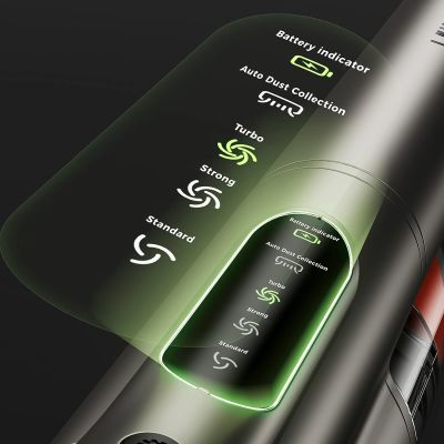 10. UWANT V500 Cordless Upright Vacuum Cleaner - Gray