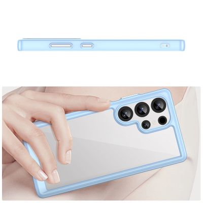 4. Outer Space Case with Gel Frame for Samsung Galaxy S25 Ultra - Blue