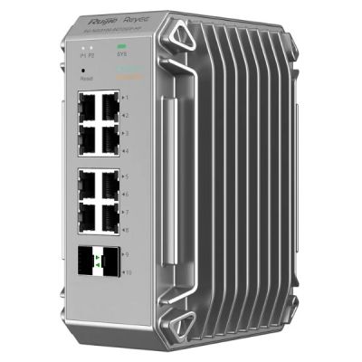 Ruijie Networks RG-NIS3100-8GT2SFP-HP Managed Network Switch L2 Gigabit Ethernet (10/100/1000) Supports PoE Gray