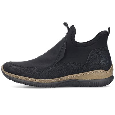 10. Women's black non-insulated ankle boots Rieker N3275-01