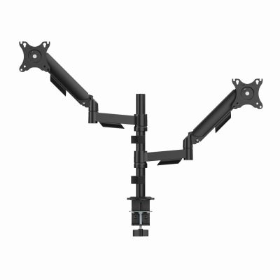 3. GEMBIRD DESK ADJUSTABLE ARM/MOUNT FOR TWO MONITORS FROM 17" TO 32", LOAD UP TO 9 KG