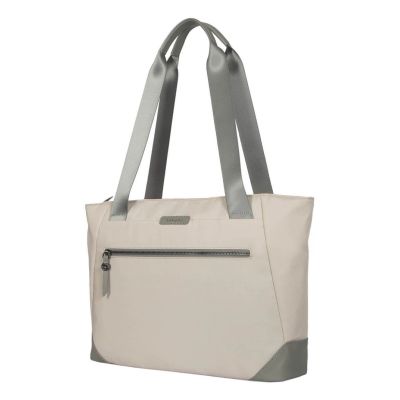4. Targus Avila shoulder bag for 15–16" in French oak, with shoulder strap, waterproof