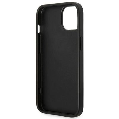 7. Guess 4G Metal Gold Logo Case for iPhone 14 Plus / 15 Plus - Gray
