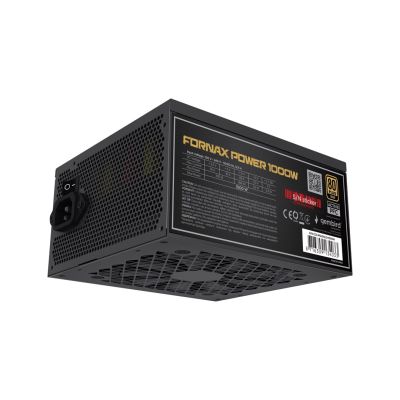 16. GEMBIRD COMPUTER POWER SUPPLY FORNAX POWER 1000W 80+ GOLD ATX, 1000W, ACTIVE PFC, 12CM FAN
