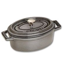 Staub Mini Oval Cast Iron Pot - 250 ml, Graphite