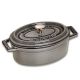 Staub Mini Oval Cast Iron Pot - 250 ml, Graphite