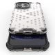 9. Honeycomb Case armor cover with TPU Bumper for iPhone 13 Pro transparent